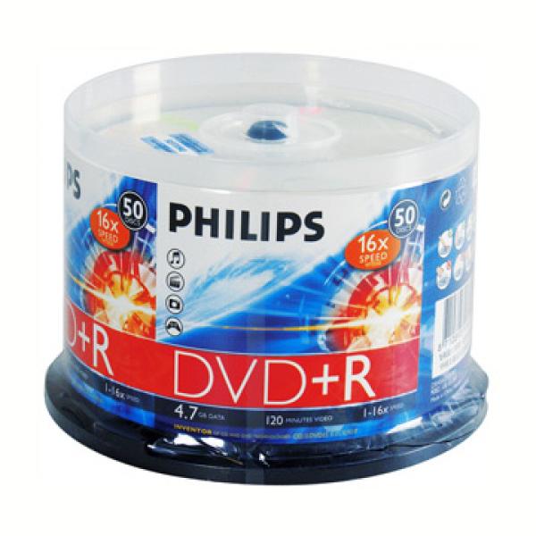 飞利浦 DVD+R光盘(16X,50P筒)(4.7G)