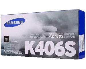 三星（SAMSUNG）CLT-K406S黑色粉盒适用于CLP-366 3305
