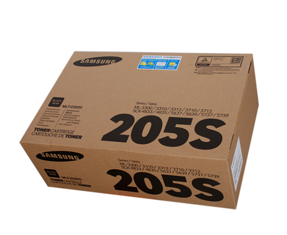 三星 MLT-D205S 打印机硒鼓 适用ML-3310 ML-3710 SCX-56