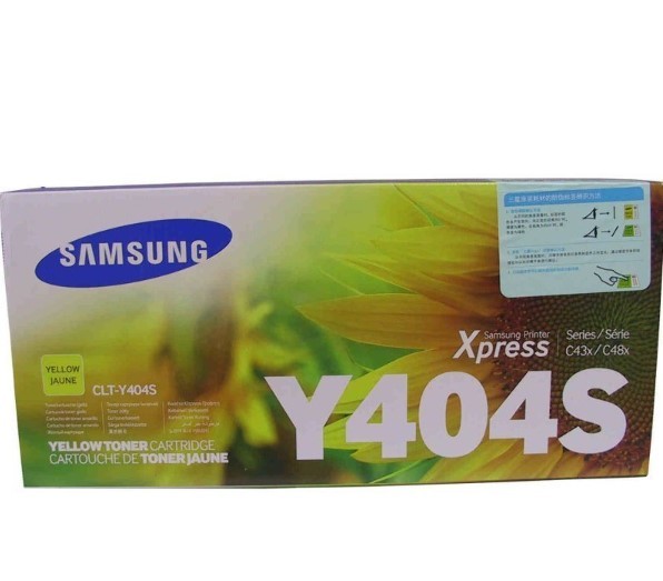 【精选】三星（SAMSUNG）CLT-Y404S黄色粉盒适用于