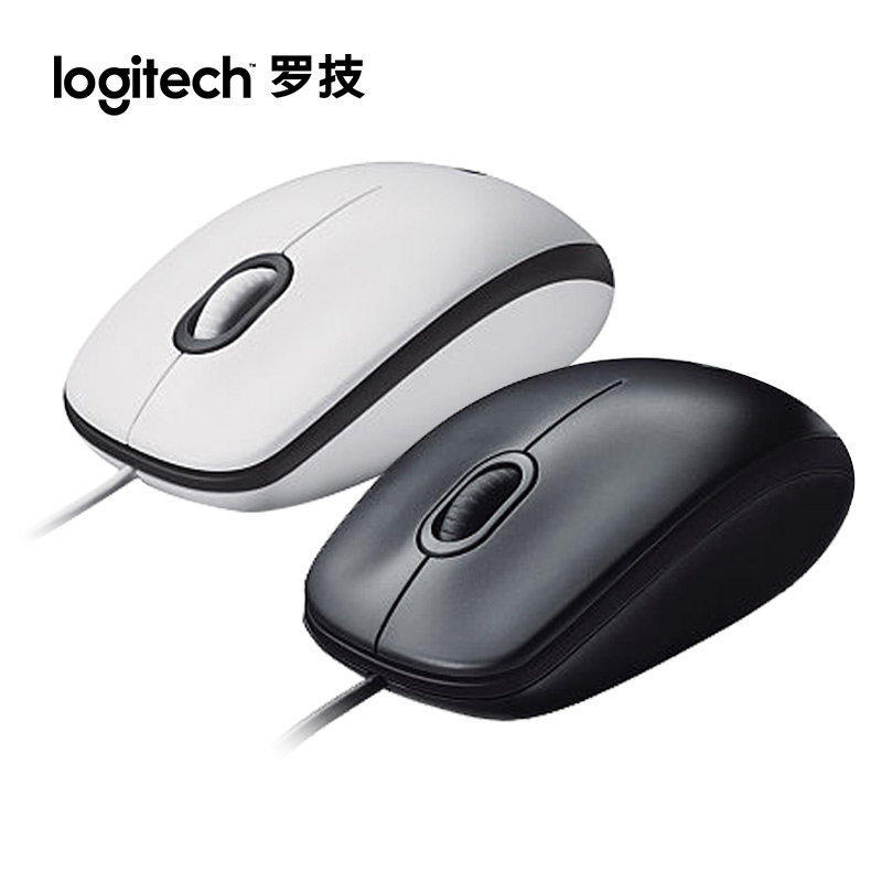 罗技（Logitech）M100r 有线鼠标 大手鼠标 笔记本电