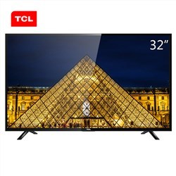 TCL L32F3301B 32英寸 高清电视 健康护眼 黑色超窄边