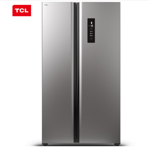 TCL 515升 变频风冷无霜对开门双开门超薄冰箱 电