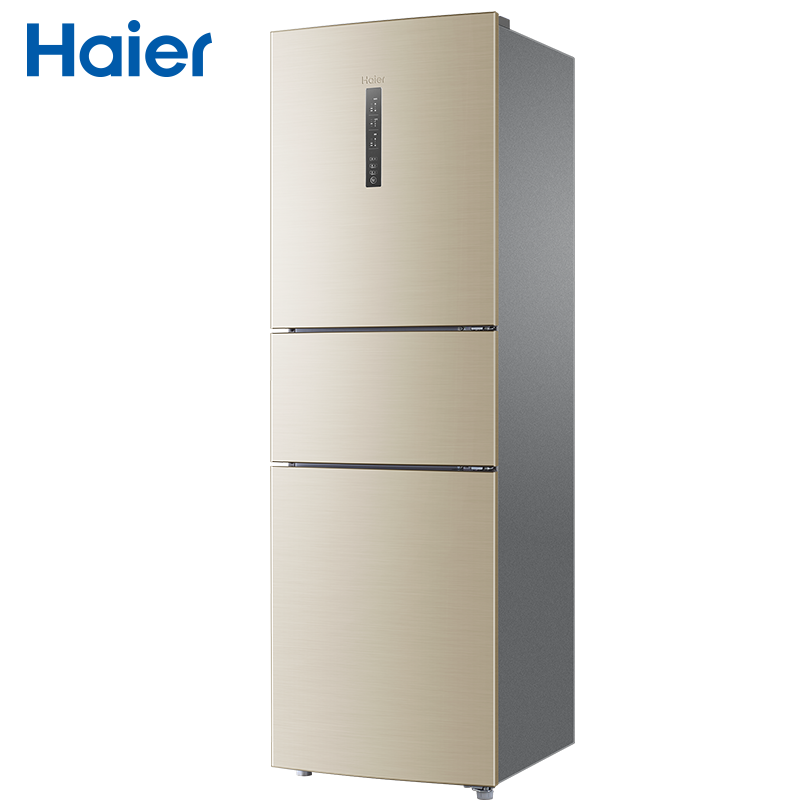 海尔( Haier ) 258升双变频无霜三门冰箱 干湿分储