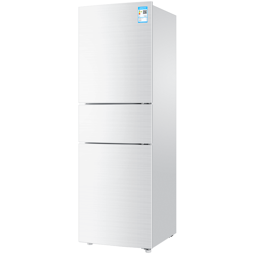 海尔（Haier）213升家用小型三门冰箱 风冷无霜 