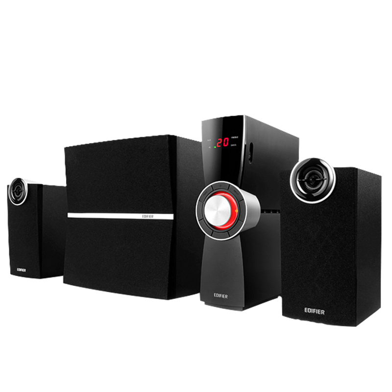漫步者/EDIFIER C2X电脑多媒体音箱 外置功放 全木质