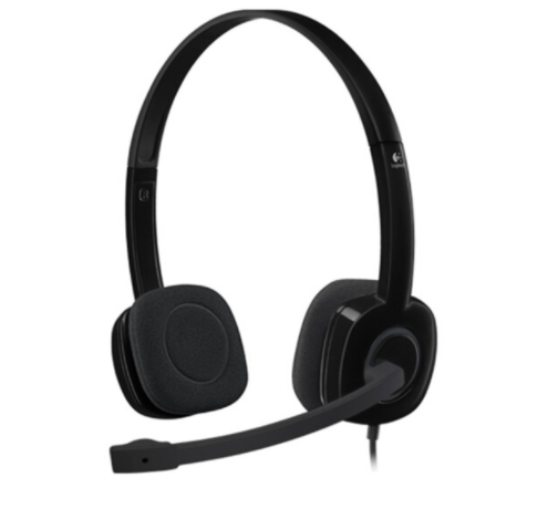 罗技（Logitech） H151头戴式电脑有线耳机麦克风