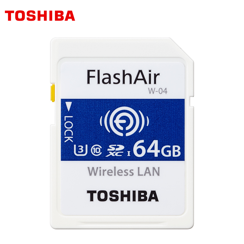 东芝（TOSHIBA）32GB 64GB SD卡 FlashAir 第四代无线局域