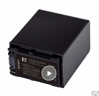 沣标（FB）NP-FV100A锂电池 适用索尼摄像机AXP55、