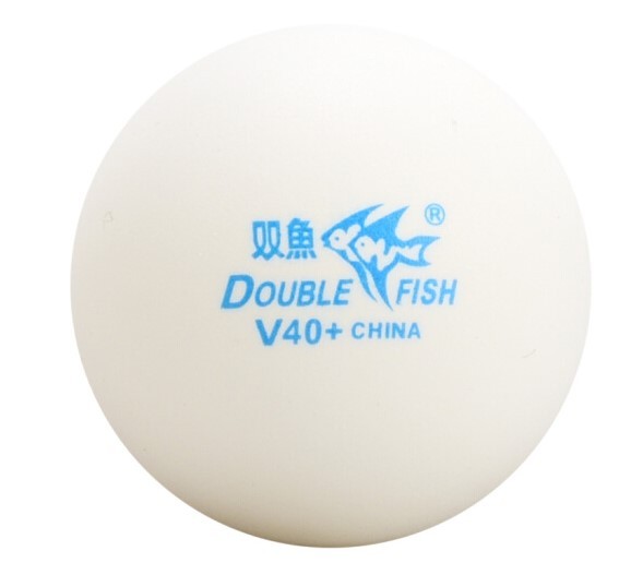 双鱼乒乓球无星兵乓球训练球 展翅V40+ 白色 10个