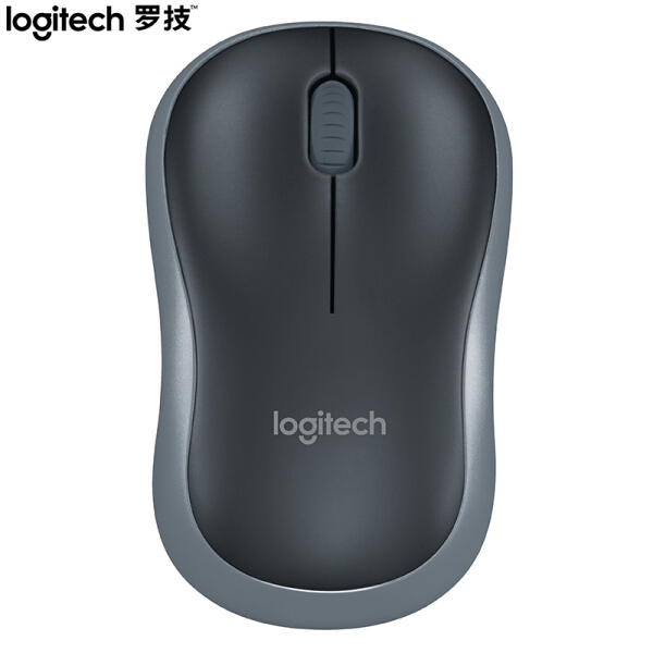 罗技（Logitech）M185(M186) 鼠标 无线鼠标 办公 对称