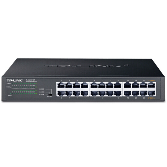 TP-LINK 24口全千兆交换机 非网管T系列 企业级交换