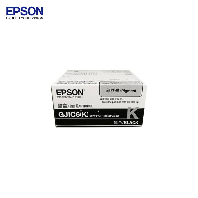 爱普生（EPSON）GJIC6(K) 黑色墨盒 (适用